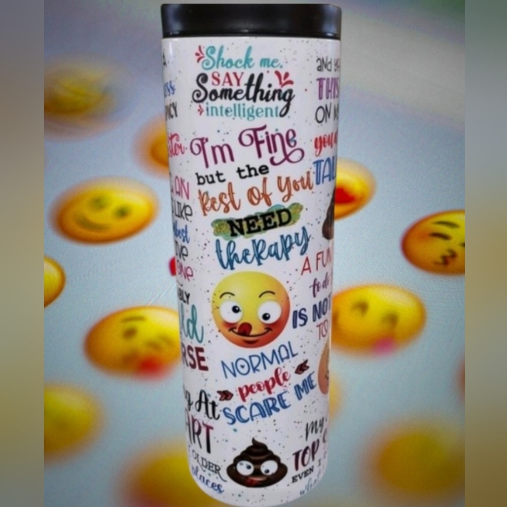 Sarcastic Sassy Funny Quotes 20oz Tumbler with duo lids 🎉sale